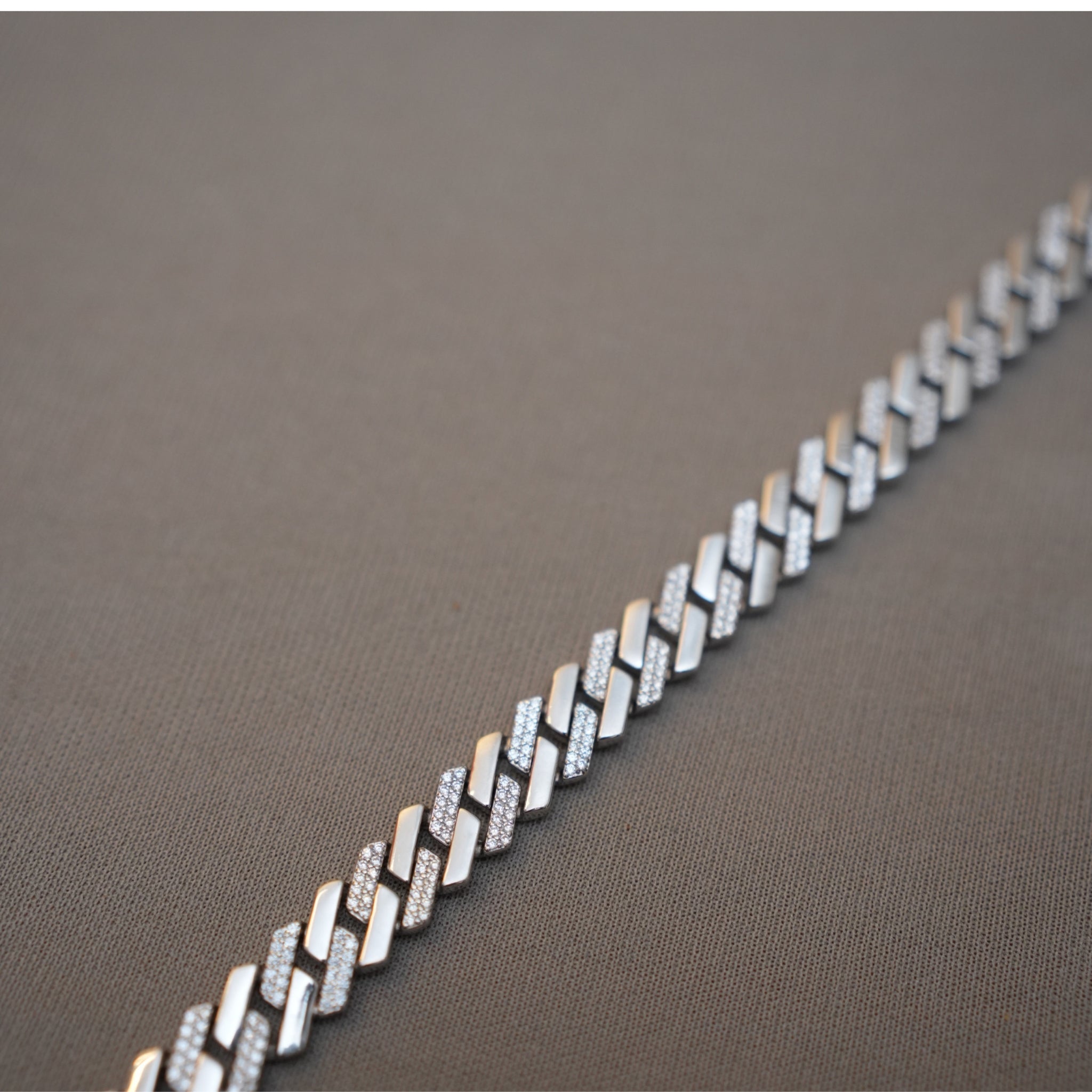 Miami Cuban Link Moissanite Bracelet