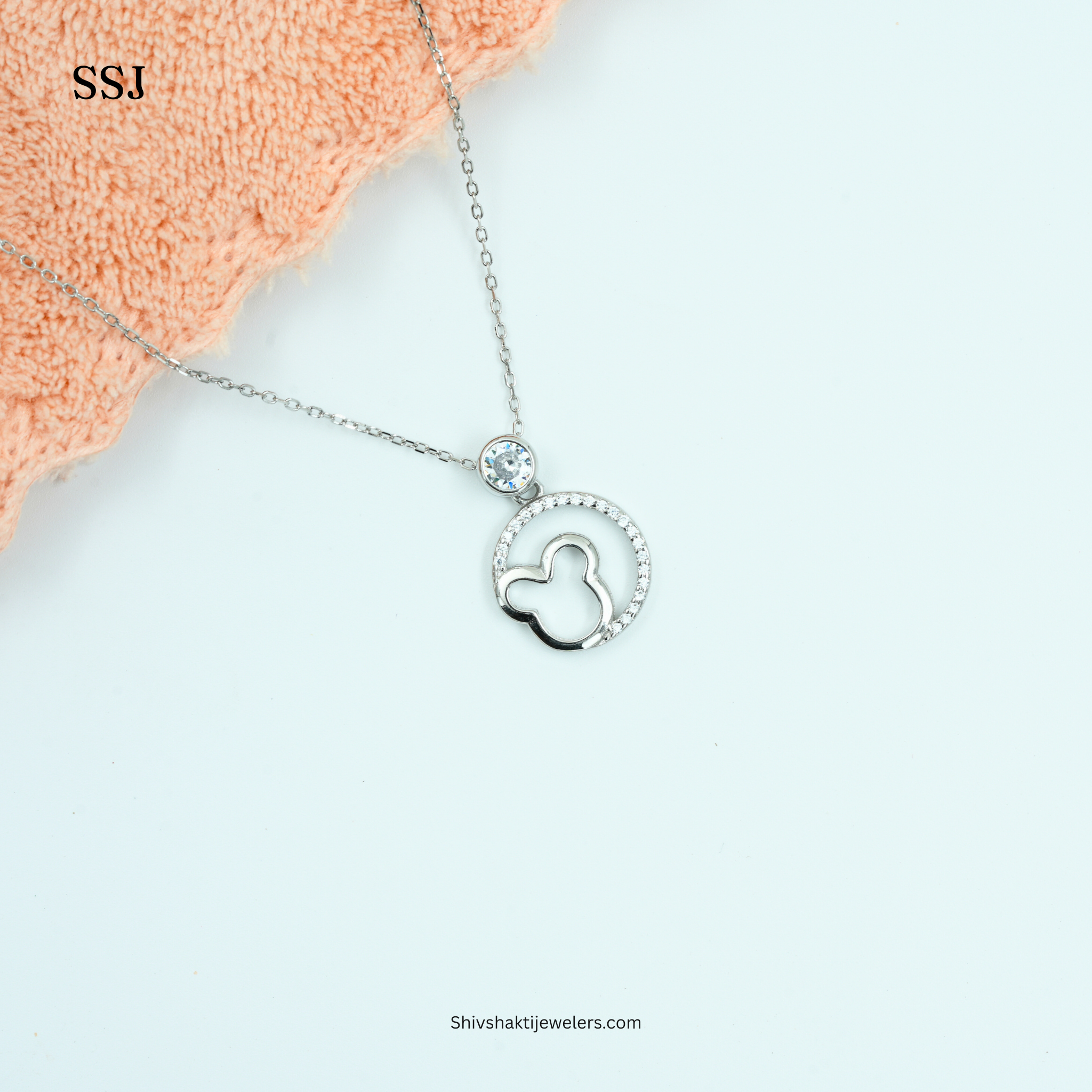 925-silver-mickey-mouse-outline-pendant-cz-stone-ssj