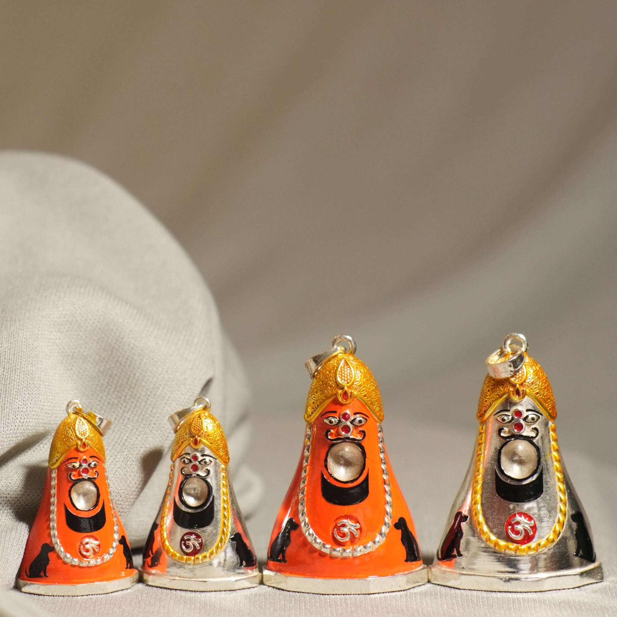 Kodamdeshar Bhairu Ji 925 Silver Pendant for Him