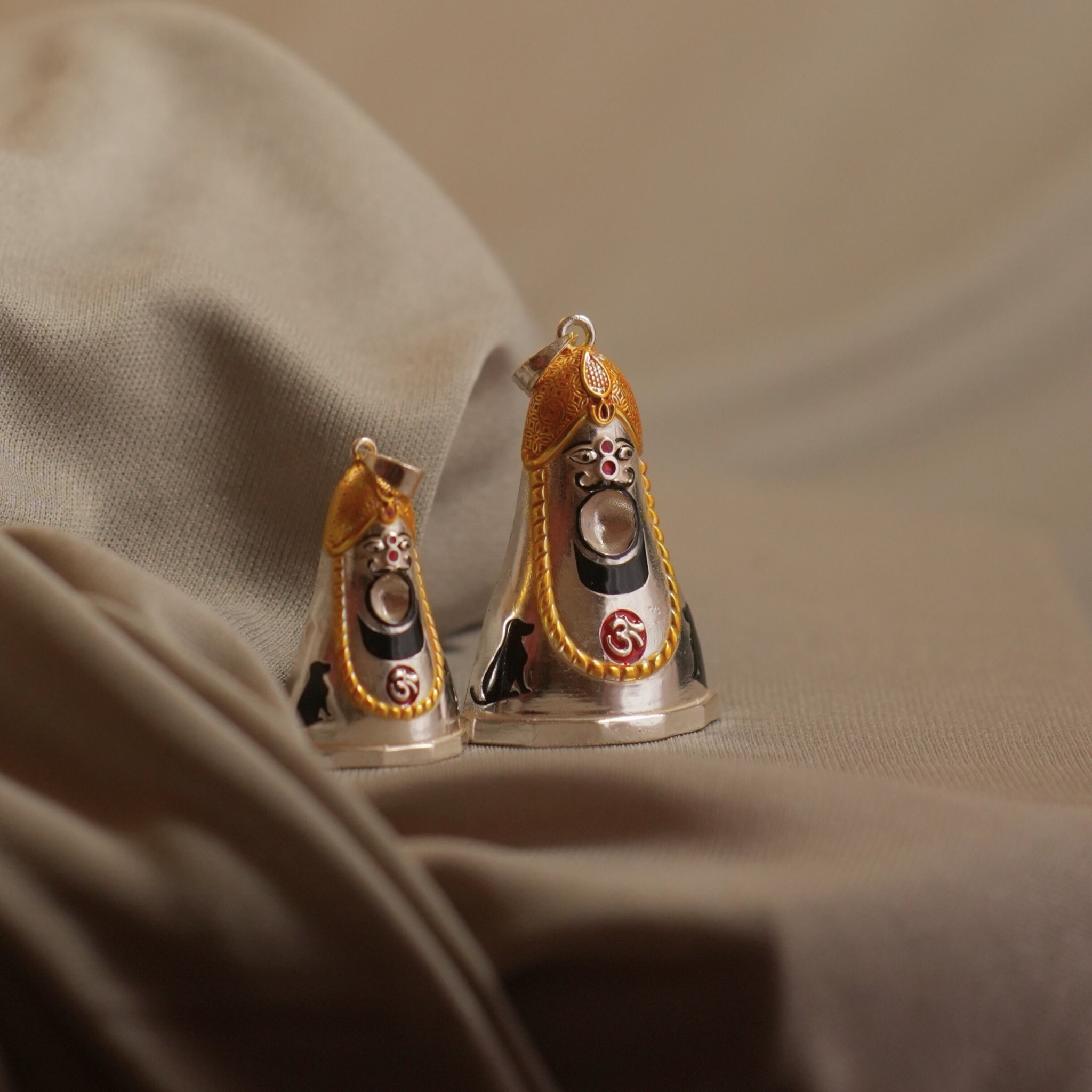 Kodamdeshar Bhairu Ji 925 Silver Pendant for Him