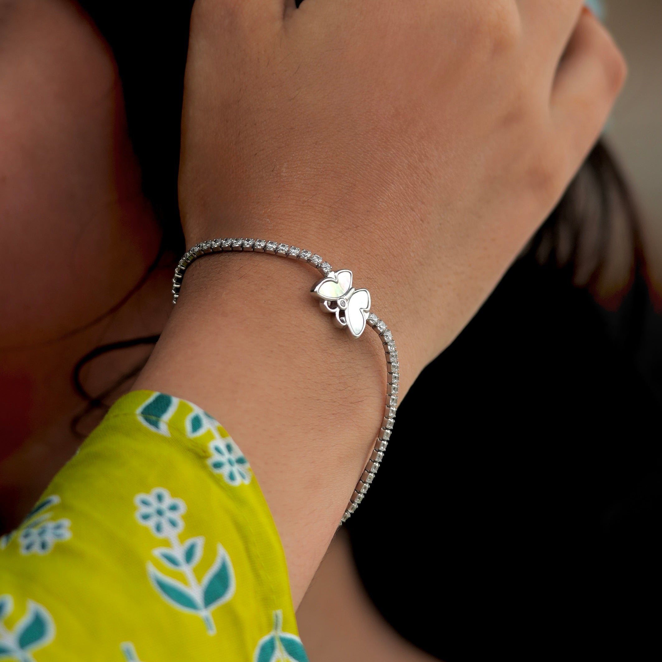 925 Silver Butterfly Bracelet for Women – Elegant Everyday & Party Wear