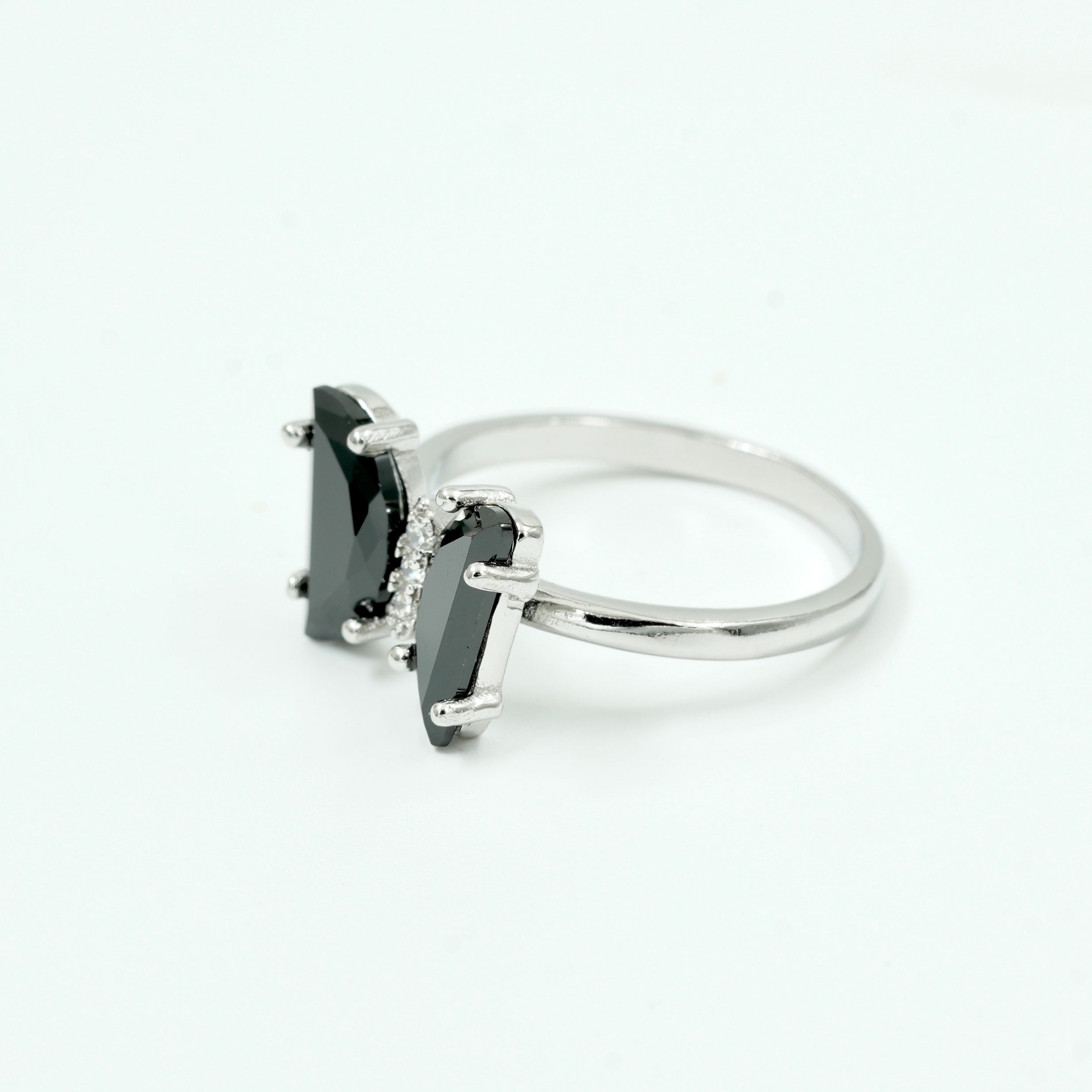 925 Silver Butterfly Ring with Stones | Elegant Design