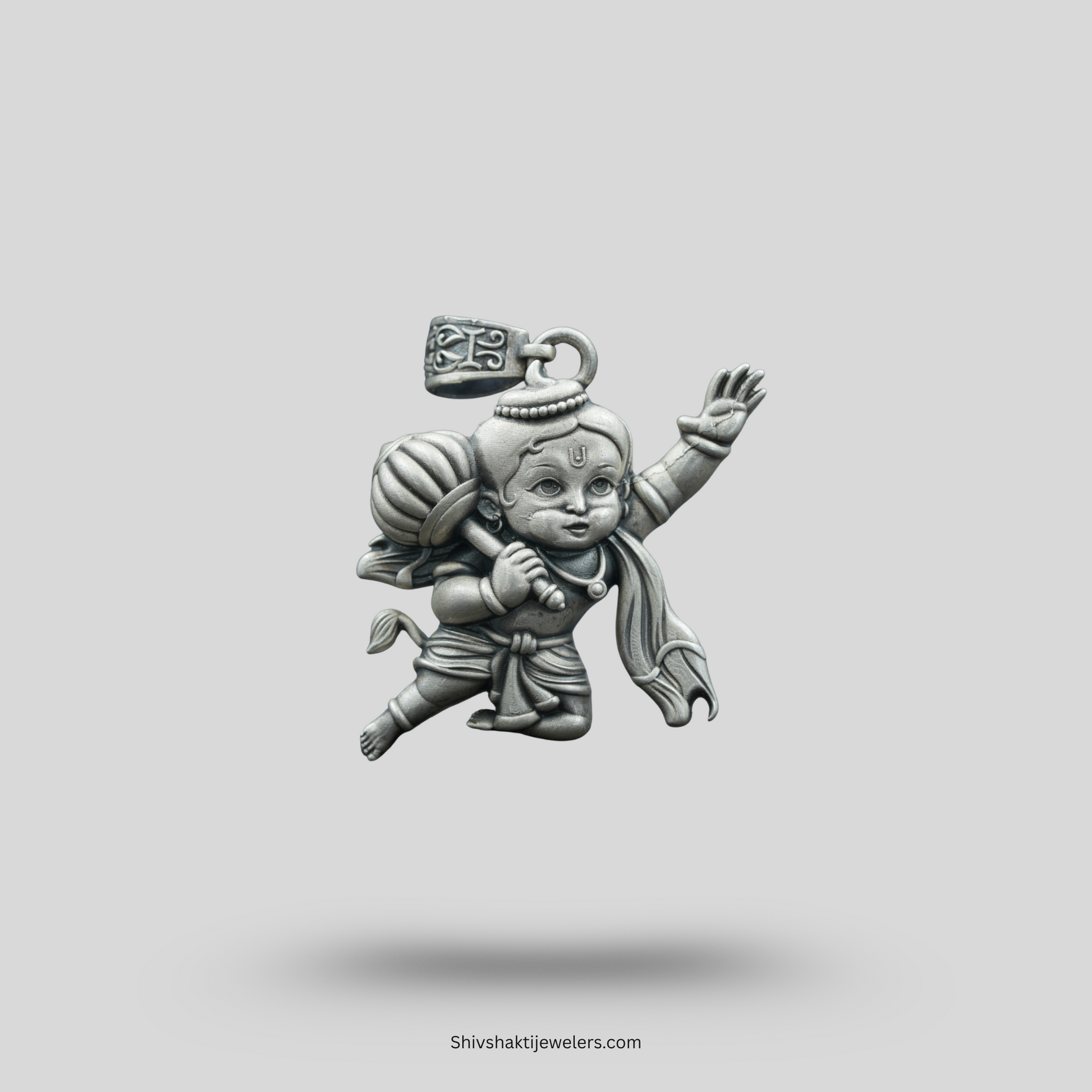 - 925 silver Bal Hanuman pendant in flying pose – SSJ