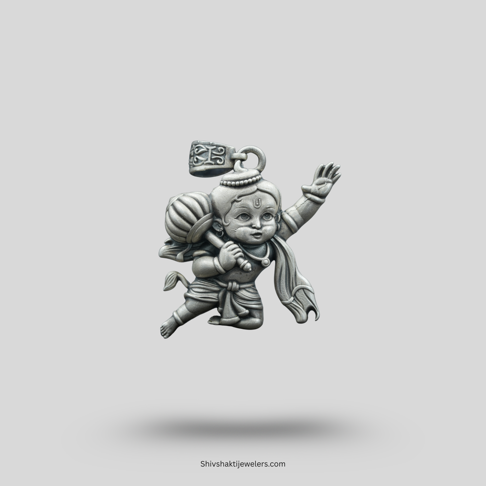 - 925 silver Bal Hanuman pendant in flying pose – SSJ