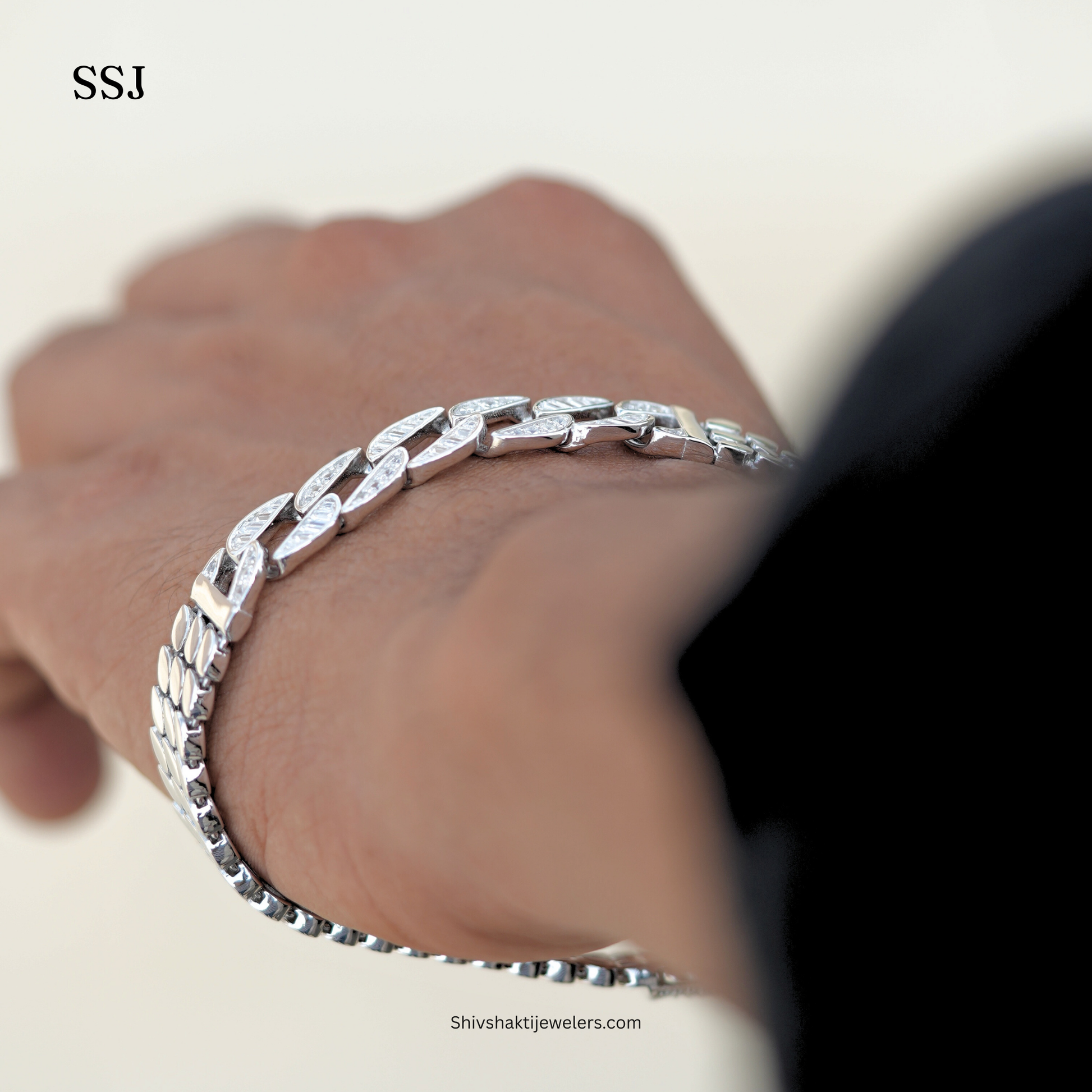 mens-925-silver-curb-chain-bracelet