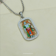 SSJ 925 Sterling Silver Shree Ram Ji Pendant – Bow Pose Devotional Jewellery
