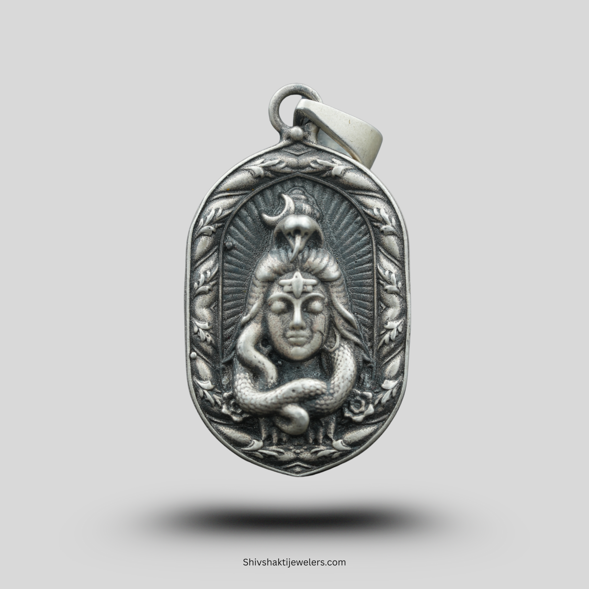 925 Sterling Silver Shiva Pendant – Handcrafted Spiritual Jewellery for Men & Women