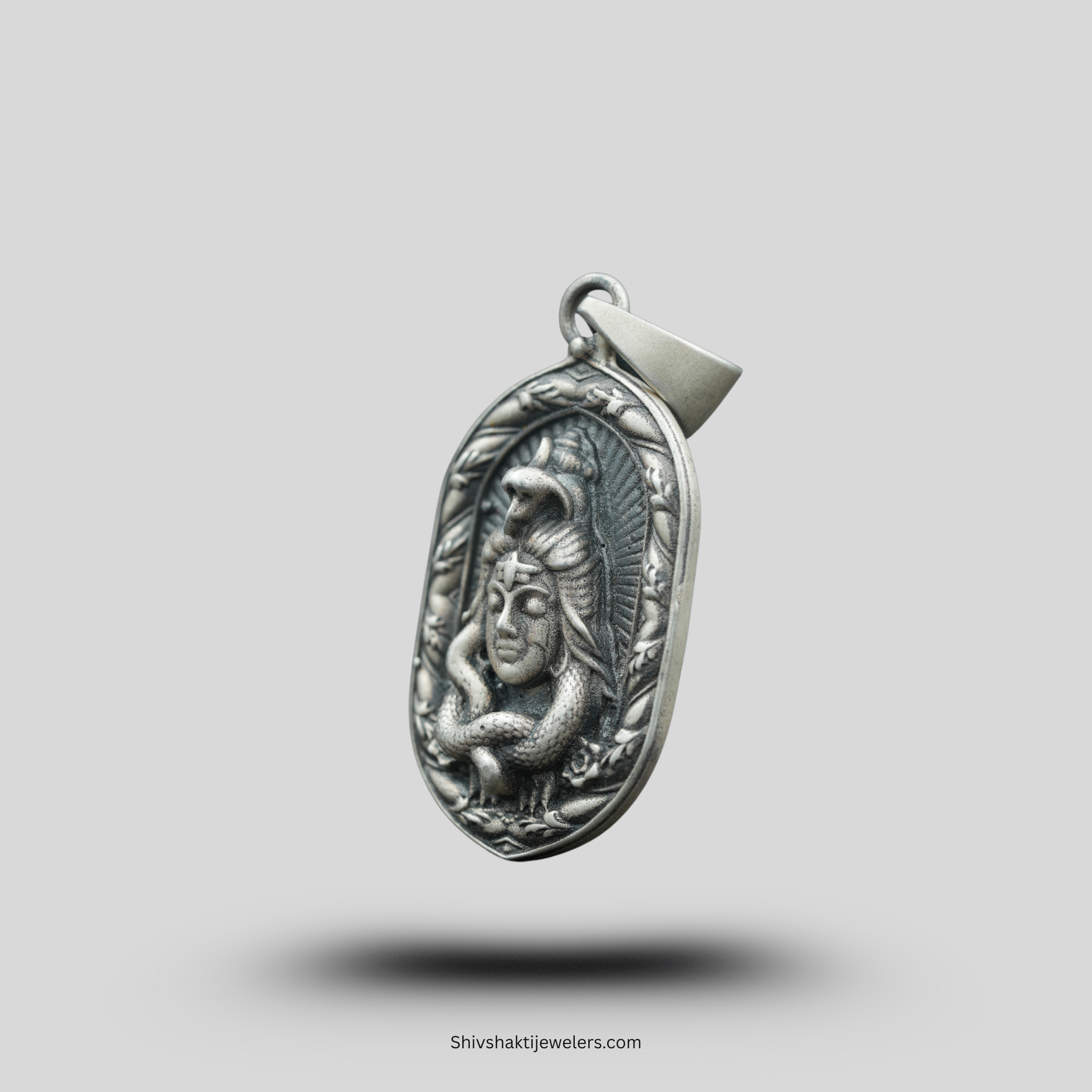925 Sterling Silver Shiva Pendant – Handcrafted Spiritual Jewellery for Men & Women